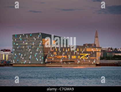 Harpa Konzerthaus und Konferenzzentrum, Reykjavik Island Stockfoto