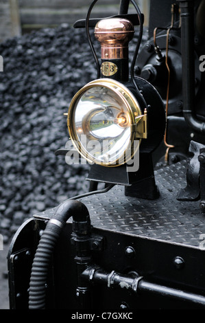 Furka Zahnrad Eisenbahn Dampf an der Lokomotive Realp Station Lokschuppen. Schweiz, Grimsel / Furkagebiet, Uri. Stockfoto