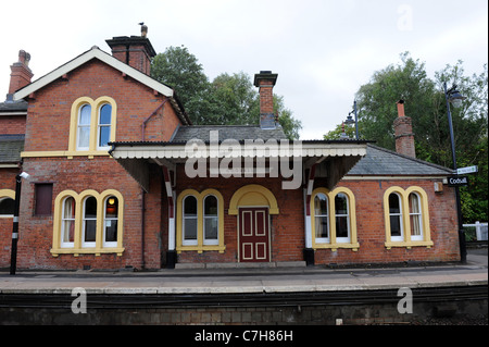 Die Codsall Station Pub coverted vom alten Bahnhof, der noch hat Züge vorbei Staffordshire Uk Stockfoto