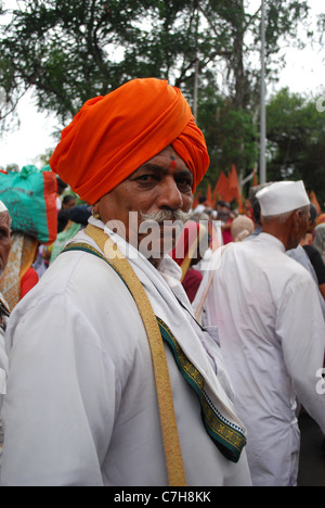 Saint-Dnyshwar-Palkhi-festival Stockfoto