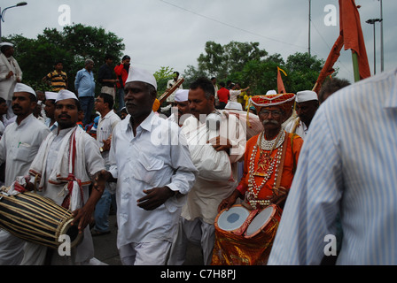 Saint-Dnyshwar-Palkhi-festival Stockfoto