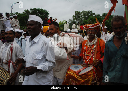 Saint-Dnyshwar-Palkhi-festival Stockfoto