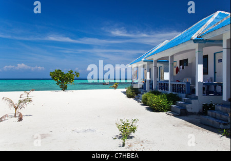 Unterkunft am Sunrise Beach, Ko Lipe, Thailand Stockfoto