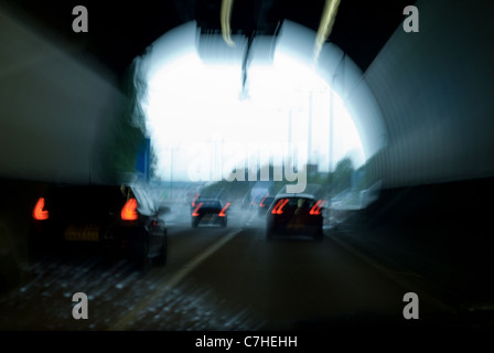 Bryn Glas Tunnel, Wales Stockfoto