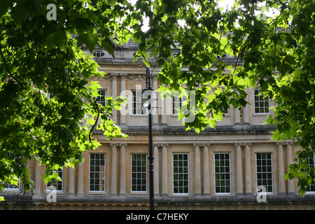 Georgianische Architektur von The Circus, Bath, Somerset, England Stockfoto