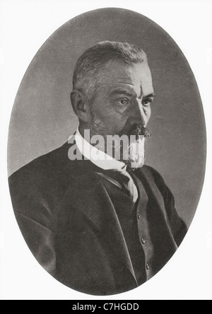 Theobald von Bethmann Hollweg, 1856 – 1921. Deutscher Politiker, Staatsmann und Kanzler des Deutschen Reiches von 1909 bis 1917. Stockfoto