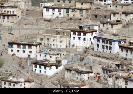 Kibber Dorf im indischen Himalaya Stockfoto