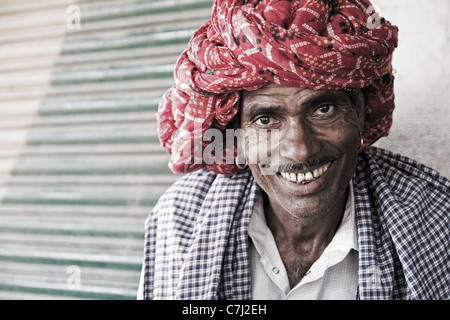 Rajasthani glücklich Stockfoto