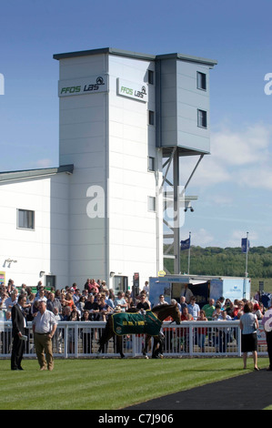 Ffos Las Rennstrecke in der Nähe von Trimsaran in Carmarthenshire. Stockfoto