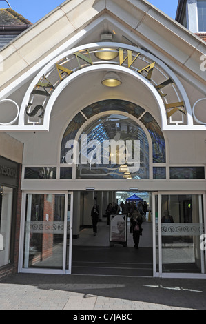 Swan Walk Shopping-Mall in Horsham West Sussex UK Stockfoto