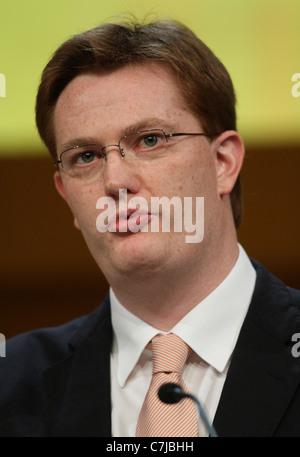 DANNY ALEXANDER MP CHEFSEKRETÄRIN, TREASUR 18. September 2011 der ICC BIRMINGHAM ENGLAND Stockfoto