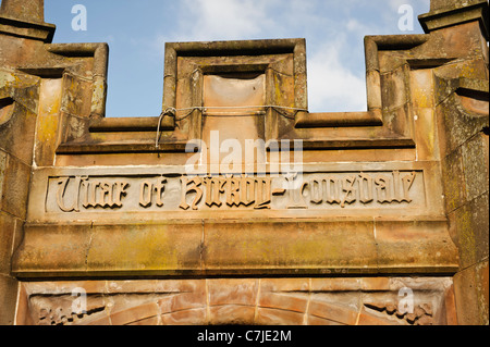 Marktplatz. St. Marien Kirche, Kirkby Lonsdale, Cumbria, England, UK Stockfoto