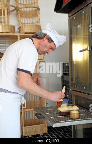 Konditor, Kochen Stockfoto