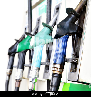 Bunte Gas Düsen Nahaufnahme. Flachen DOF! Stockfoto