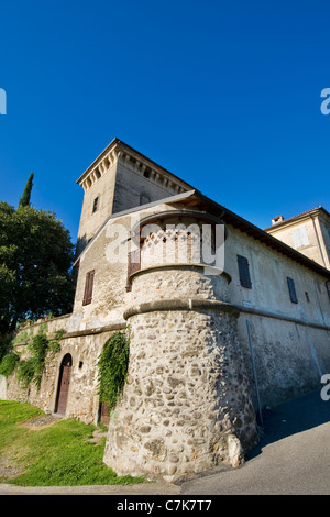 Quistini Schloss, Rovato, Franciacorta, Lombardei, Italien Stockfoto