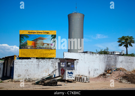 Nabemba Turm (La Tour Nabemba), Brazzaville, Republik Kongo, Afrika Stockfoto