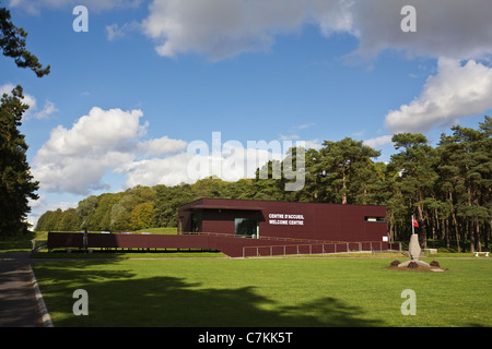 Welcome Centre in der Nähe von Canadian National Vimy Memorial, Pas-de-Calais, Frankreich Stockfoto