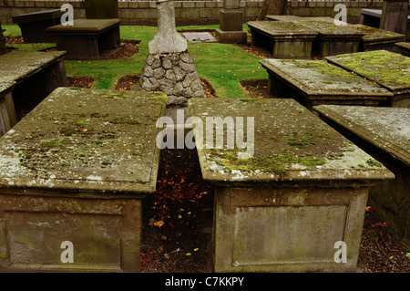 Die Kirkyard oder Kirchhof von St. Nicholas Aberdeen Stockfoto