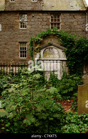 Die Kirkyard oder Kirchhof von St. Nicholas Aberdeen Stockfoto