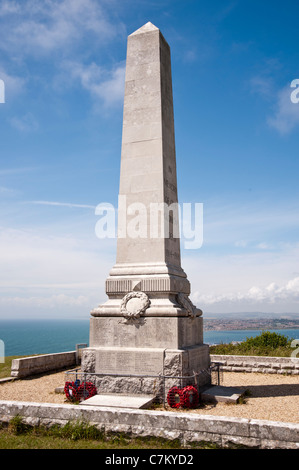 Der erste Weltkrieg Gedenkstätte Wren auf der Isle of Portland in Dorset Stockfoto