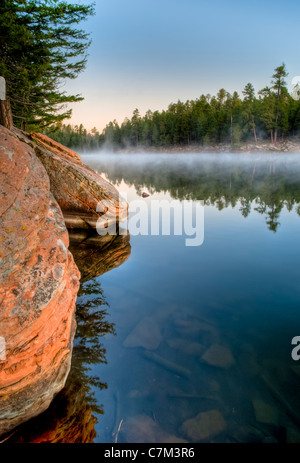 Woods Canyon Lake umfasst 158 Hektar auf die Mogollon Rim östlich von Payson. Stockfoto