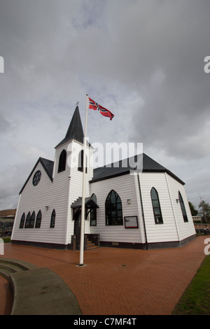 Norwegische Kirche, Cardiff Bay Stockfoto