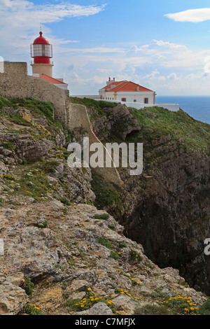 Kap St. Vincent (Cabo de Sao Vicente), Portugal. Stockfoto