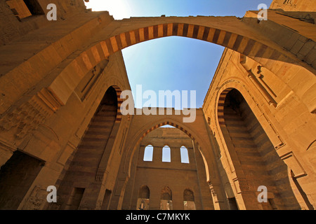 Moschee von Sultan al-Ashraf Inal und Amir Qurqumas, Mamluk Periode, großen Friedhof, nördlichen Friedhof, Qarafa al Kubra, Kairo, Egy Stockfoto