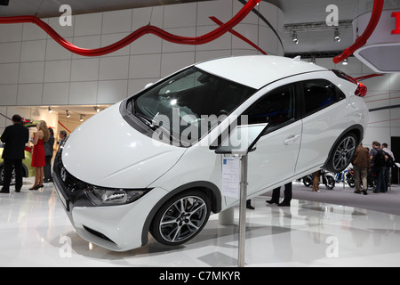 Der neue Honda Civic auf der 64. IAA (Internationale Automobil Ausstellung) am 24. September 2011 in Frankfurt am Main Stockfoto