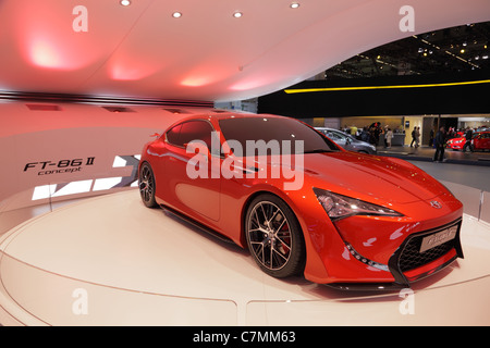 Toyota FT-86 II Concept Car auf der 64. IAA (Internationale Automobil Ausstellung) am 24. September 2011 Stockfoto