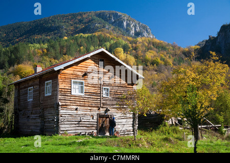 Holzhaus in Kure Berge Kastamonu Azdavay Türkei Stockfoto