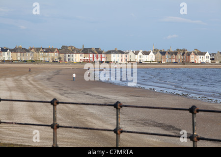 Ayrshire Coastal Path in Ardrossan South Beach, North Ayrshire, Schottland, Großbritannien Stockfoto