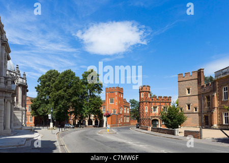 Eton College an der Spitze der Eton High Street, Berkshire, England, UK Stockfoto