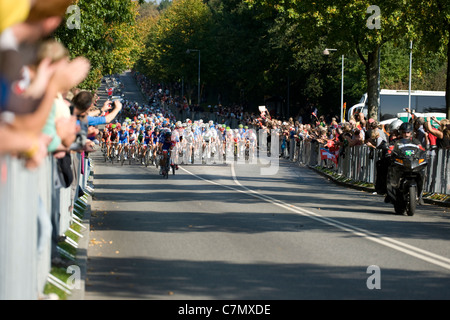 Zuschauern die UCI Straßen-WM 2011 Stockfoto