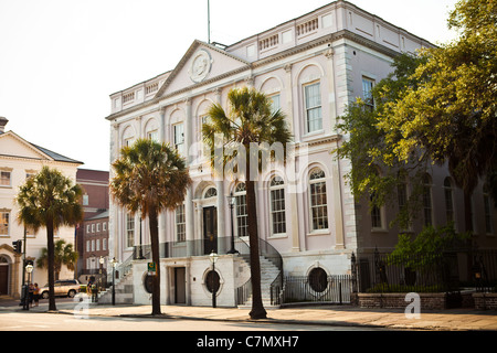 Charleston Rathaus Broad Street Charleston, SC. Stockfoto