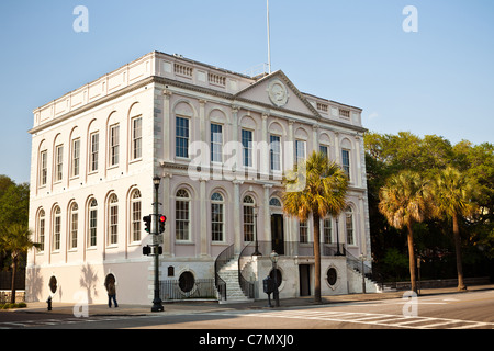 Charleston Rathaus Broad Street Charleston, SC. Stockfoto