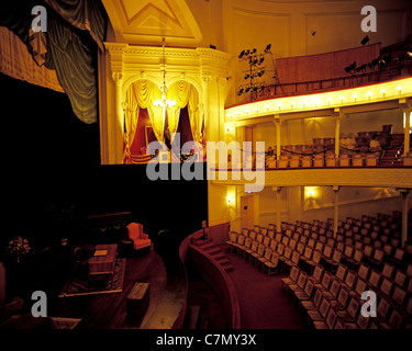 Innenraum des Ford Theater, Ort der Ermordung von Abraham Lincoln, Washington D.C., USA Stockfoto