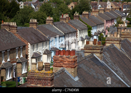 Wohn Terraced Housing in Oxford Stadtstraße, England Stockfoto