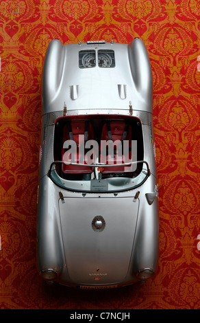 Aus der Vogelperspektive von einem historischen Porsche 550 Spyder, sehr selten, Hamburg, Deutschland, Europa Stockfoto