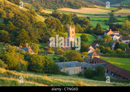 Corton Denham im Sommer. Somerset. England Stockfoto