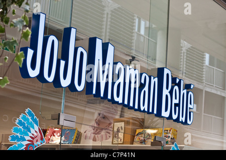 JoJo Maman Bebe Store in Großbritannien Stockfoto