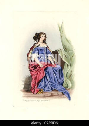 Herzogin von Cleveland, aus einem Gemälde von Sir Peter Lely. Stockfoto
