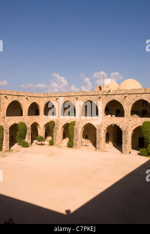 Im Innenhof des Khan al-Franj oder Travellers Inn, Sidon, Südlibanon. Stockfoto