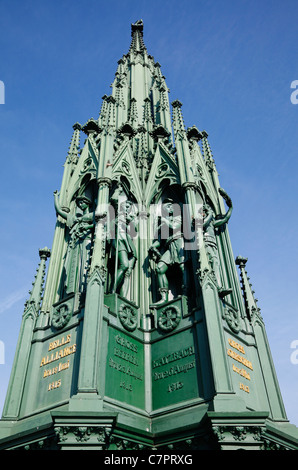 Nationaldenkmal auf dem Kreuzberg, Berlin, Deutschland, entworfen von Karl Friedrich Schinkel Stockfoto