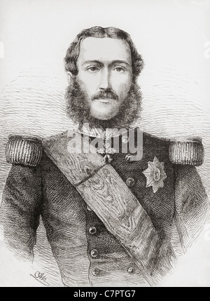 Leopold II., 1835-1909. Zweiten König der Belgier. Stockfoto