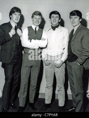 DIE Suchenden UK-pop-Gruppe im Januar 1965. Siehe Beschreibung unten für Namen. Stockfoto