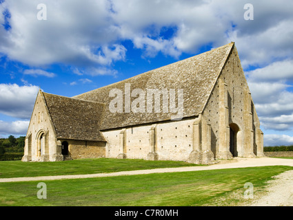 Großen Coxwell Scheune, Oxfordshire, Vereinigtes Königreich. Im 13. Jahrhundert erbaut. Stockfoto