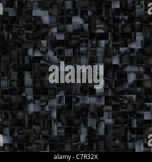 Eine schwarze Kohlefaser-Textur, die Sie in Ihren Designs verwenden können. Stockfoto