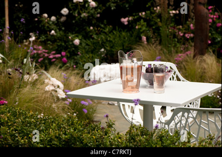 Der Stein Rosen Garten 2011 Hampton Court Palace Flower Show, UK Stockfoto