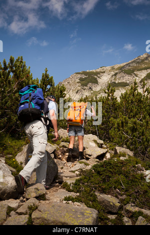 Wandern im Pirin Gebirge, Nationalpark Pirin, Bulgarien, South Eastern Europe Stockfoto